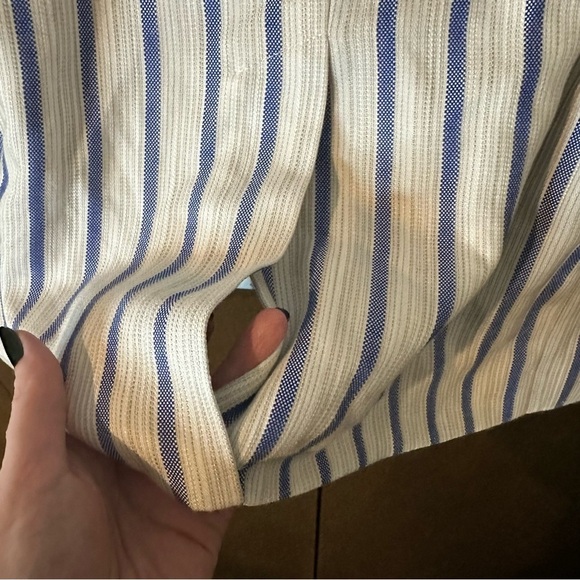 Banana Republic Blue and White Striped Blazer - Picture 8 of 12